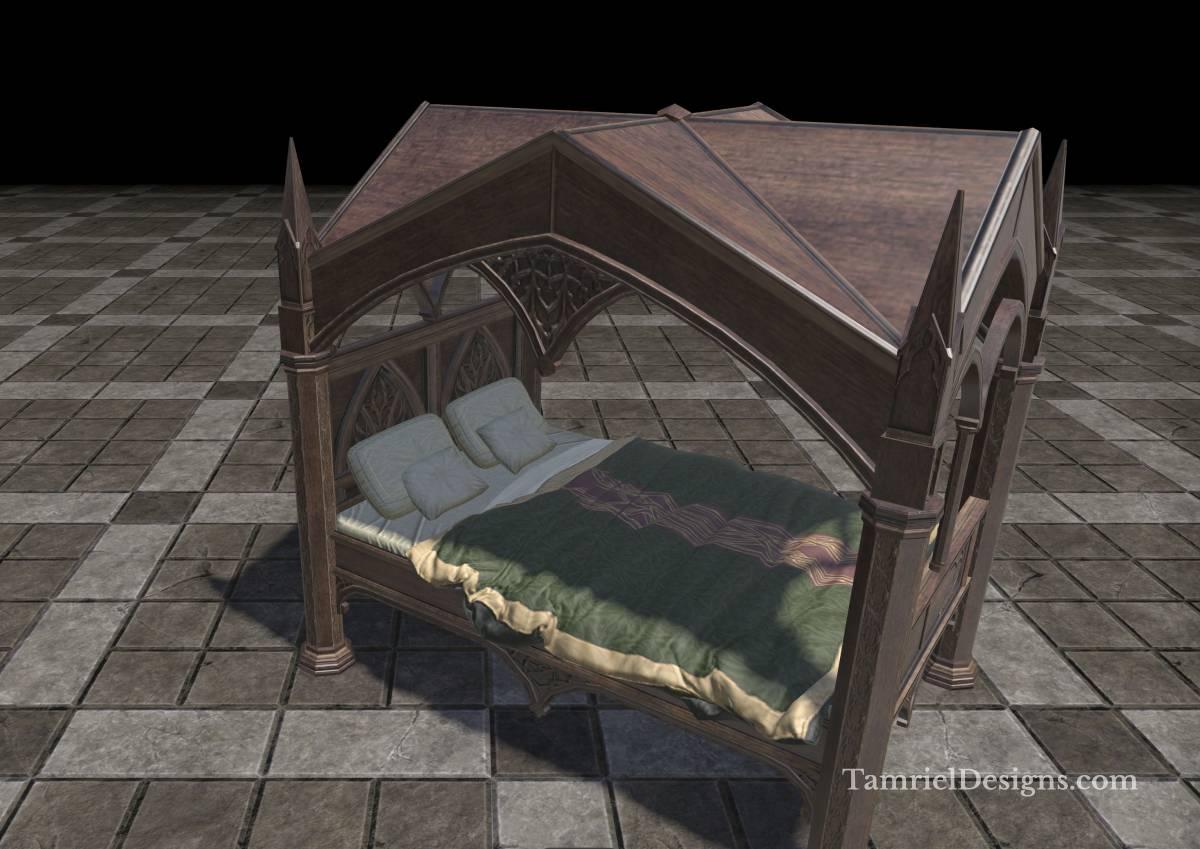 Alinor Bed, Canopy Full - Image 1
