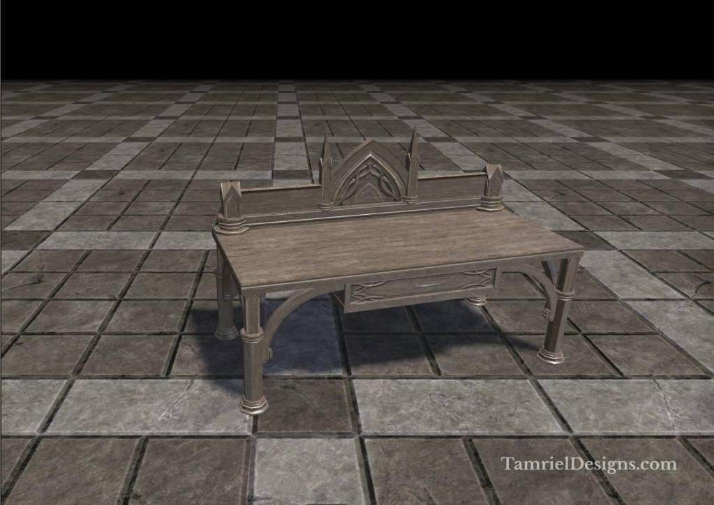Alinor Desk, Polished