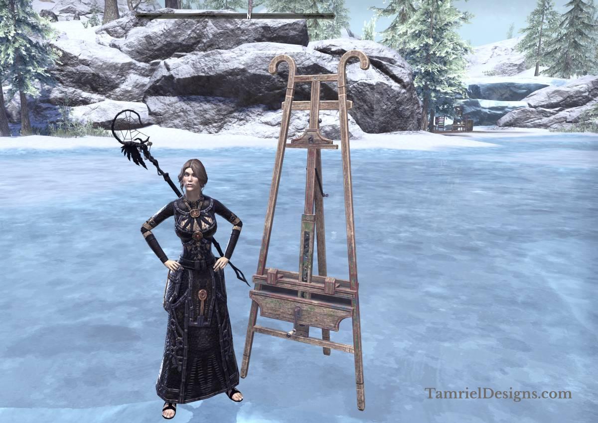 Alinor Easel, Carved - Image 2