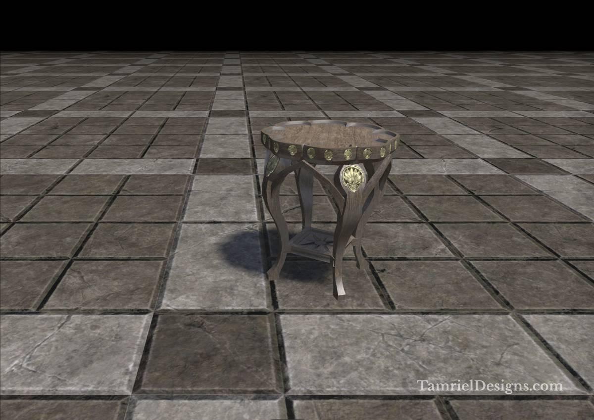 Alinor Nightstand, Scalloped - Image 1