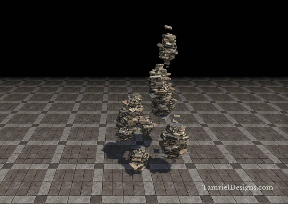 Apocrypha Book Piles, Floating - Image 1