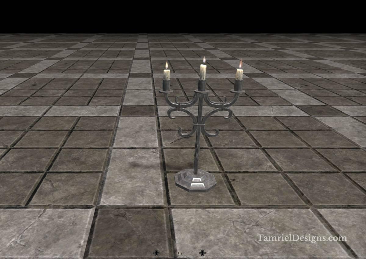 Alinor Candelabra, Wrought Iron - Image 1