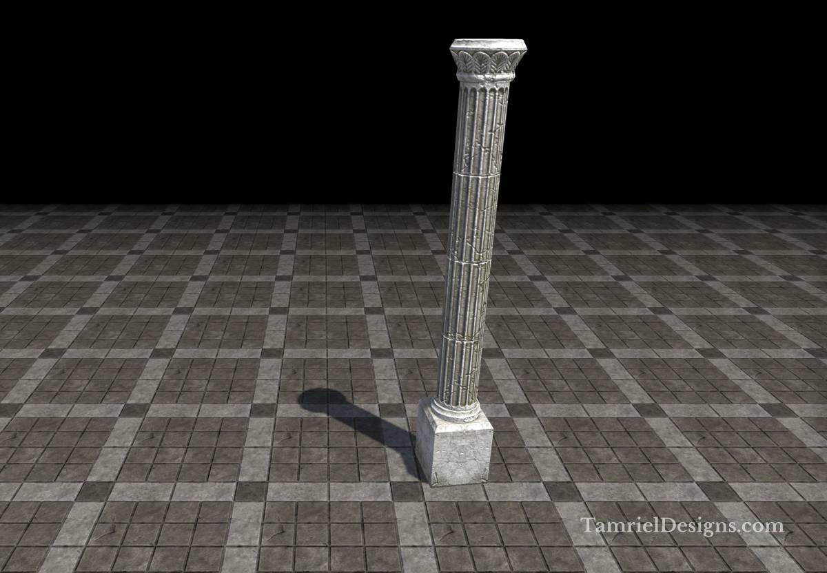 Alinor Column, Slender Timeworn - Image 1