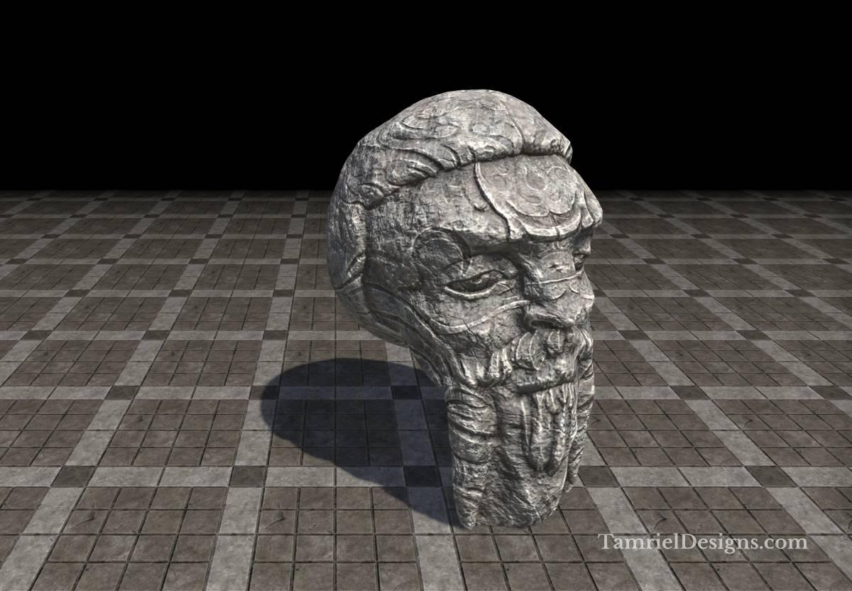 Ancient Nord Monolith, Head - Image 1