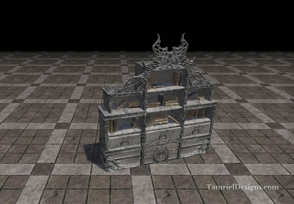Apocrypha Bookcase, Large Intricate Filled - Image 1